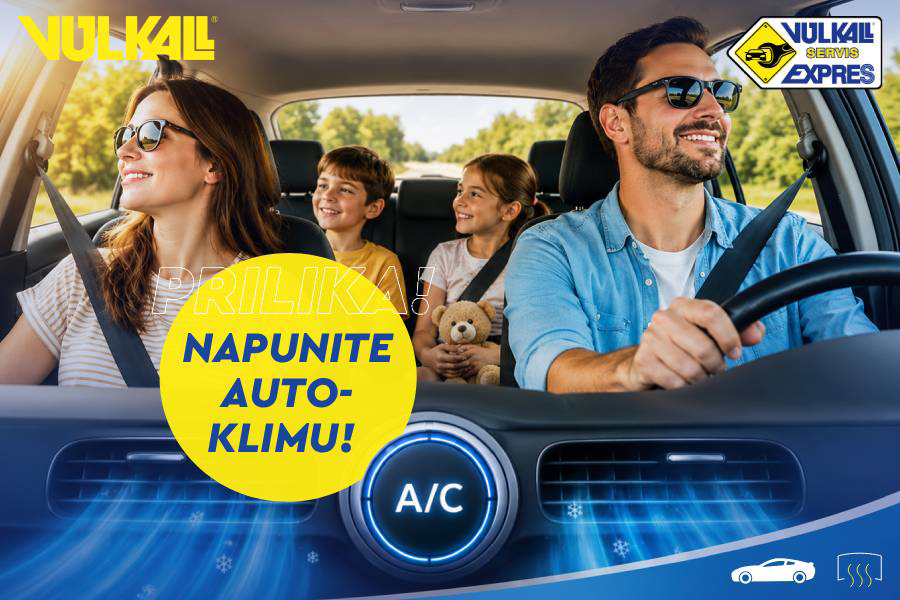 DOČEKAJTE VRUĆINE SPREMNI: Pripremite se za ljeto i napunite auto-klimu u Vulkalu